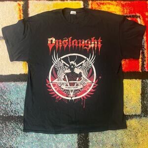 Onslaught The Sound of Violence Tour British Thrash Metal XL Band Tee